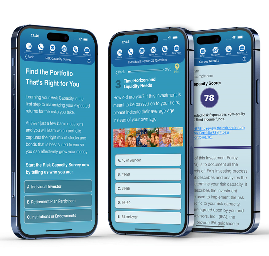 IFA app Risk Capacity Survey