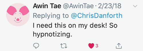 Awin Tweets About Galton Board