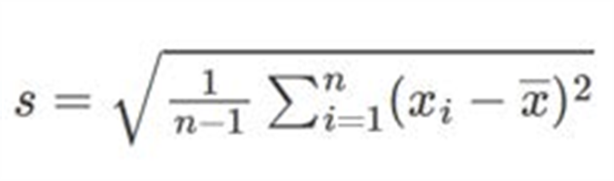 Mean and Standard Deviation Formula