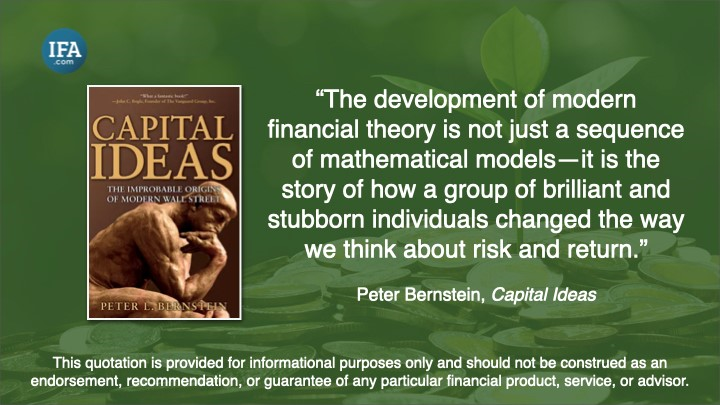 Peter Bernstein Quote from book Capital Ideas