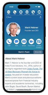 IFA App contact Wealth Advisor