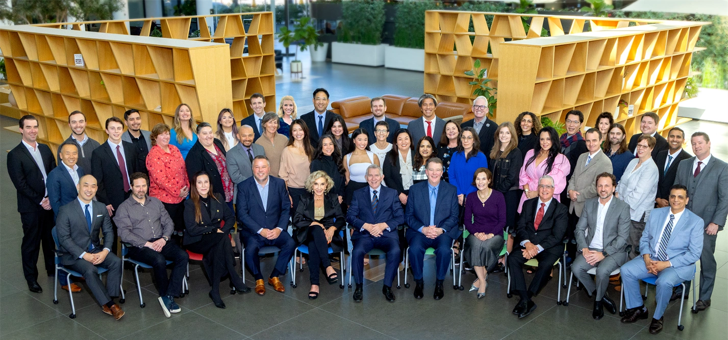 Group portrait of 40 IFA team members