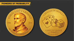 Explore how Girolamo Cardano revolutionized math with probability concepts born from his passion for gambling and intellectual courage. 
