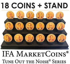 Tune Out the Noise Coin Set and Stand