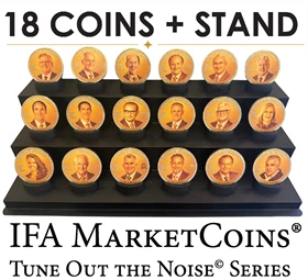 Tune Out the Noise Coin Set and Stand