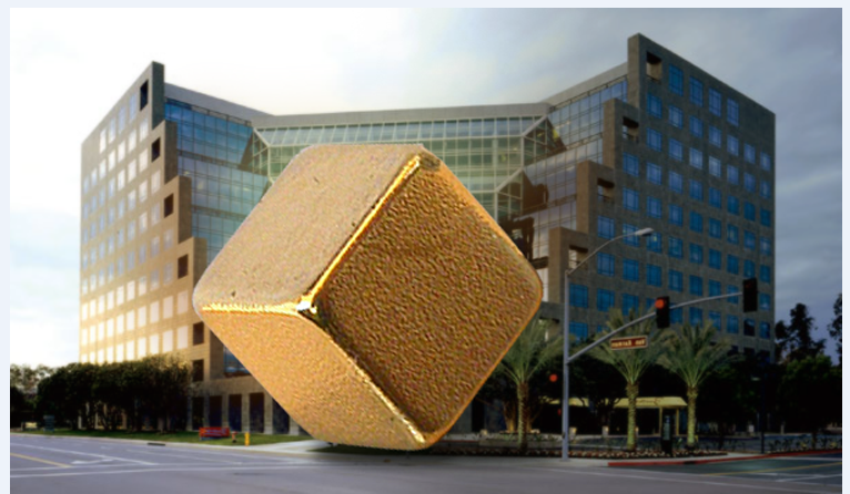 Gold Cube