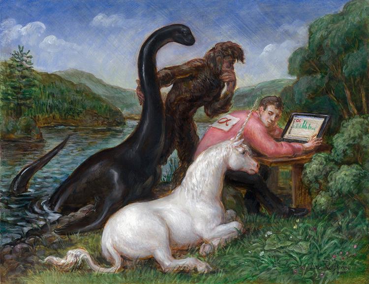 The Alpha Myth Painting The Alpha Myth Painting