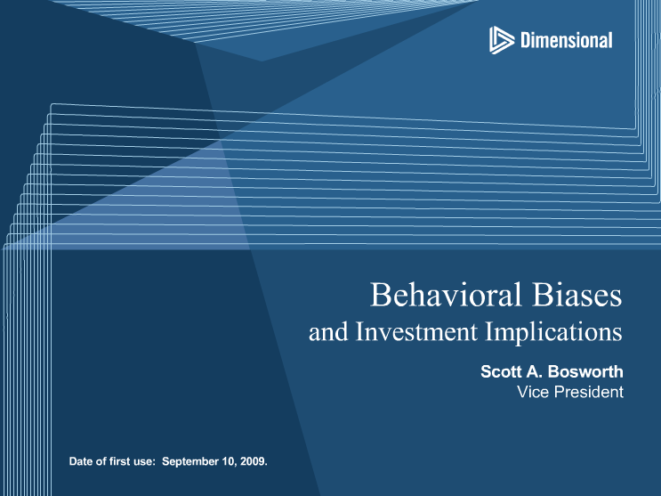 behavioral biases