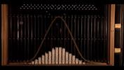 From Chaos to Order on the Galton Board - A Random Walker