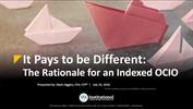 It Pays to be Different: The Rationale for an Indexed OCIO