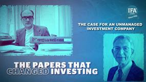 The Case for an Unmanaged Investment Company