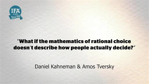 The Papers that Changed Investing: Prospect Theory